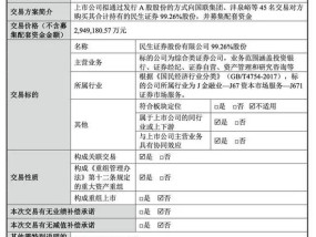 “泛海系”卢志强的民生证券，国联证券花295亿拿下！