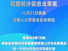 民营经济促进法草案提请全国人大常委会会议审议